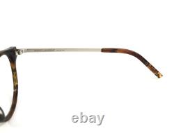 Saint Laurent Eyeglasses Frames SL25 005 Havana Brown Tortoise Silver 49-19-140