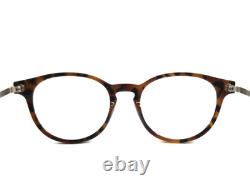 Saint Laurent Eyeglasses Frames SL25 005 Havana Brown Tortoise Silver 49-19-140