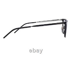 Saint Laurent Eyeglasses Frames SL262 006 Black Silver Square Full Rim 54-20-150