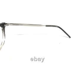 Saint Laurent Eyeglasses Frames SL513 004 Gray Clear Fade Silver Oval 53-17-145