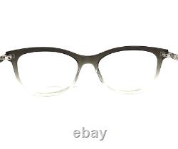 Saint Laurent Eyeglasses Frames SL513 004 Gray Clear Fade Silver Oval 53-17-145