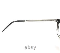 Saint Laurent Eyeglasses Frames SL513 004 Gray Clear Fade Silver Oval 53-17-145