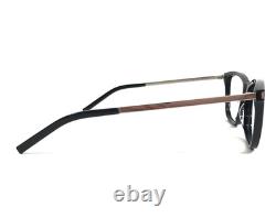 Saint Laurent Eyeglasses Frames SL92 007 Black Silver Cat Eye Full Rim 52-15-140