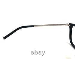 Saint Laurent Eyeglasses Frames SL92 007 Black Silver Cat Eye Full Rim 52-15-140
