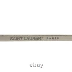 Saint Laurent Eyeglasses Frames SL92 007 Black Silver Cat Eye Full Rim 52-15-140