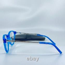 Saint Laurent Eyeglasses SL 25 Blue Silver Round Plastic Frame 49-19 140 mm