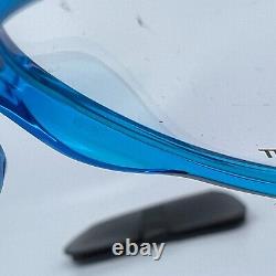 Saint Laurent Eyeglasses SL 25 Blue Silver Round Plastic Frame 49-19 140 mm