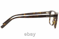 Saint Laurent SL-458 002 Eyeglasses Men's Havana/Silver Full Rim Square 56mm