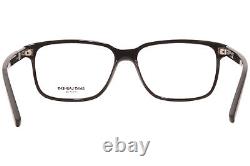 Saint Laurent SL-458 004 Eyeglasses Men's Black/Silver Full Rim Square 58mm