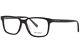 Saint Laurent Sl-458/f 001 Eyeglasses Men's Black/silver Full Rim Square 55mm