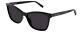 Saint Laurent Sl 502 001 Black/black Cat-eye Full-rim Women's Sunglasses