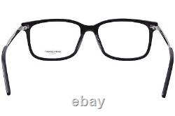 Saint Laurent SL-684/F 001 Eyeglasses Black/Silver Full Rim Square Shape 55mm