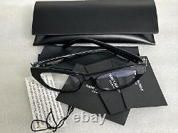 Saint Laurent SL M80 001 Black Frame Eyeglasses 52-19-140 Demo Lens SLM80