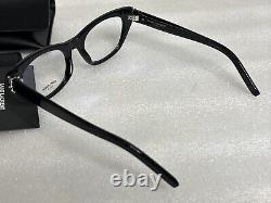 Saint Laurent SL M80 001 Black Frame Eyeglasses 52-19-140 Demo Lens SLM80