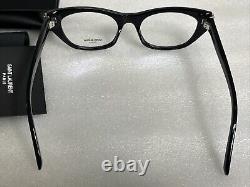 Saint Laurent SL M80 001 Black Frame Eyeglasses 52-19-140 Demo Lens SLM80