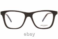 Saint Laurent SL-M83 001 Eyeglasses Men's Black/Silver Optical Frame 52mm