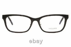 Saint Laurent SL-M84/J 001 Eyeglasses Women's Black/Silver Optical Frame 53mm