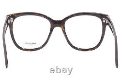 Saint Laurent SL-M97 004 Eyeglasses Women's Havana Full Rim Square Shape 54-mm
