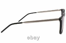 Saint Laurent SL345 001 Eyeglasses Silver/Black Full Rim Optical Frame 55mm