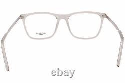 Saint Laurent SL345 005 Eyeglasses Men's Silver/Clear Optical Frame 55mm