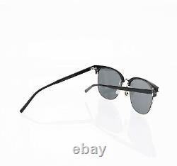 Saint Laurent Slim Half Rim Mirrored 57mm Unisex Sunglasses 3453