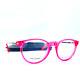 Saint Laurent Eyeglasses Sl 25 Pink Silver Round Plastic Metal Frames