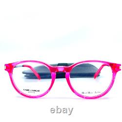 Saint Laurent eyeglasses SL 25 pink Silver Round Plastic Metal Frames