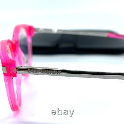 Saint Laurent eyeglasses SL 25 pink Silver Round Plastic Metal Frames