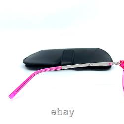 Saint Laurent eyeglasses SL 25 pink Silver Round Plastic Metal Frames