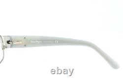 Salvatore Ferragamo Eyeglasses Frame 1775 511 Silver Women Italy 5316 130#3605