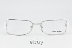 Salvatore Ferragamo Eyeglasses Frame 1778 Silver White Women 5117 130 #3602