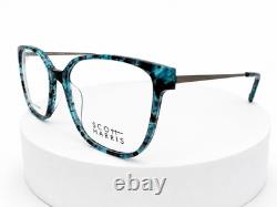 Scott Harris SH-1010 Eyeglasses, 3-Denim Quartz/Silver, size 55, SH1010 NEW