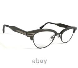 Seraphin Eyeglasses Frames GRAND 8557 Dark Gunmetal Silver Black Tokyo 49-19-145