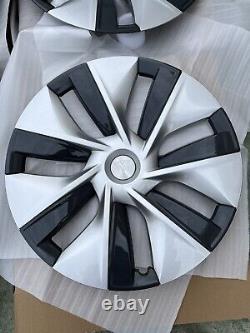 Set Of 4 2020-23 Tesla Model Y Gemini Hubcap Wheel Rim Cover 19 1044235 OEM