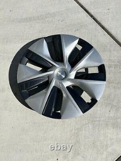 Set Of 4pcs 2021 Tesla Model Y Gemini Hubcap Wheel Rim Cover 19 1044235 OEM