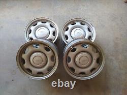 Set of 4 Ford F150 Pickup Rim, wheel OEM steel rim with plastic center cap