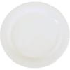 Sierrus Reusable Plastic Plate With Rim For Buffets, Restaurants, And