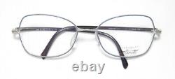 Silhouette 3506 Blue/silver Pattern Full-rim Elegant Made In Austria Eyeglasses