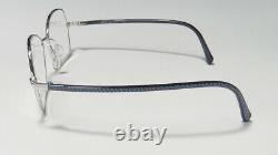 Silhouette 3506 Blue/silver Pattern Full-rim Elegant Made In Austria Eyeglasses