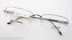 Silhouette Glasses Socket Half Rim Lightweight Frame Silvery High Quality Size M