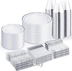 Spoons for Wedding and Party Supplies, Knives, Forks, Cups, 75 Each-Dinner