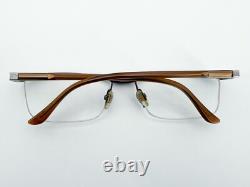 Starck Mikli Alux PL0302 Eyeglasses FRAMES 0026 Brown 5617-140 Silver K719