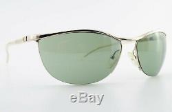 Starck for Mikli Sunglasses P301 10086 half Rim Sunglasses Silver + Mini Case