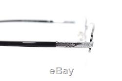 Steroflex Eyeglasses Silver Black Designer frame half rim Mod. 2264 Free Shipping
