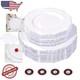 Stylish 100pcs Bpa-free Silver Plates With Gold Rim Perfect For Any Occasion