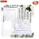 Stylish 350 Pcs Silver Disposable Plates Set Perfect For Weddings & Birthdays
