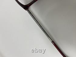 Superflex Eyeglasses Frames SC-493 3 53-17-145 Silver/Red Full Rim KE66