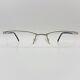 Swarovski Eyeglasses Women Men Oval Silver Gray Half-rim Mod. S 147 New