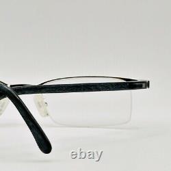 Swarovski Eyeglasses Women Men Oval Silver Gray Half-Rim Mod. S 147 NEW