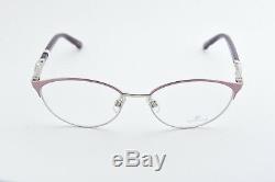 Swarovski Fauna Sw 5152 068 Full Rim Eyeglass Frames Purple 53-17-135 New